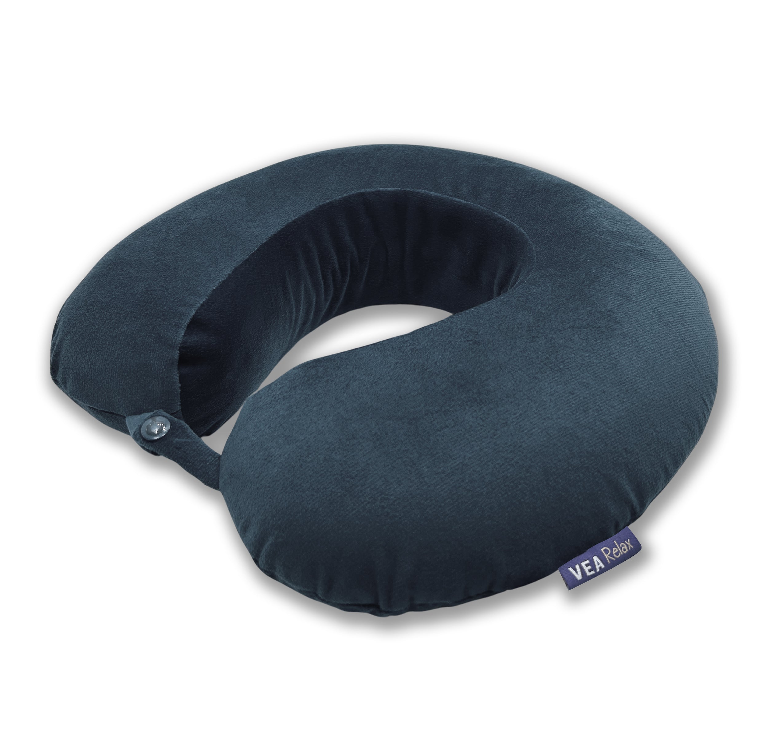 Vea Relax Memory Foam Travel Neck Pillow ~ Grey